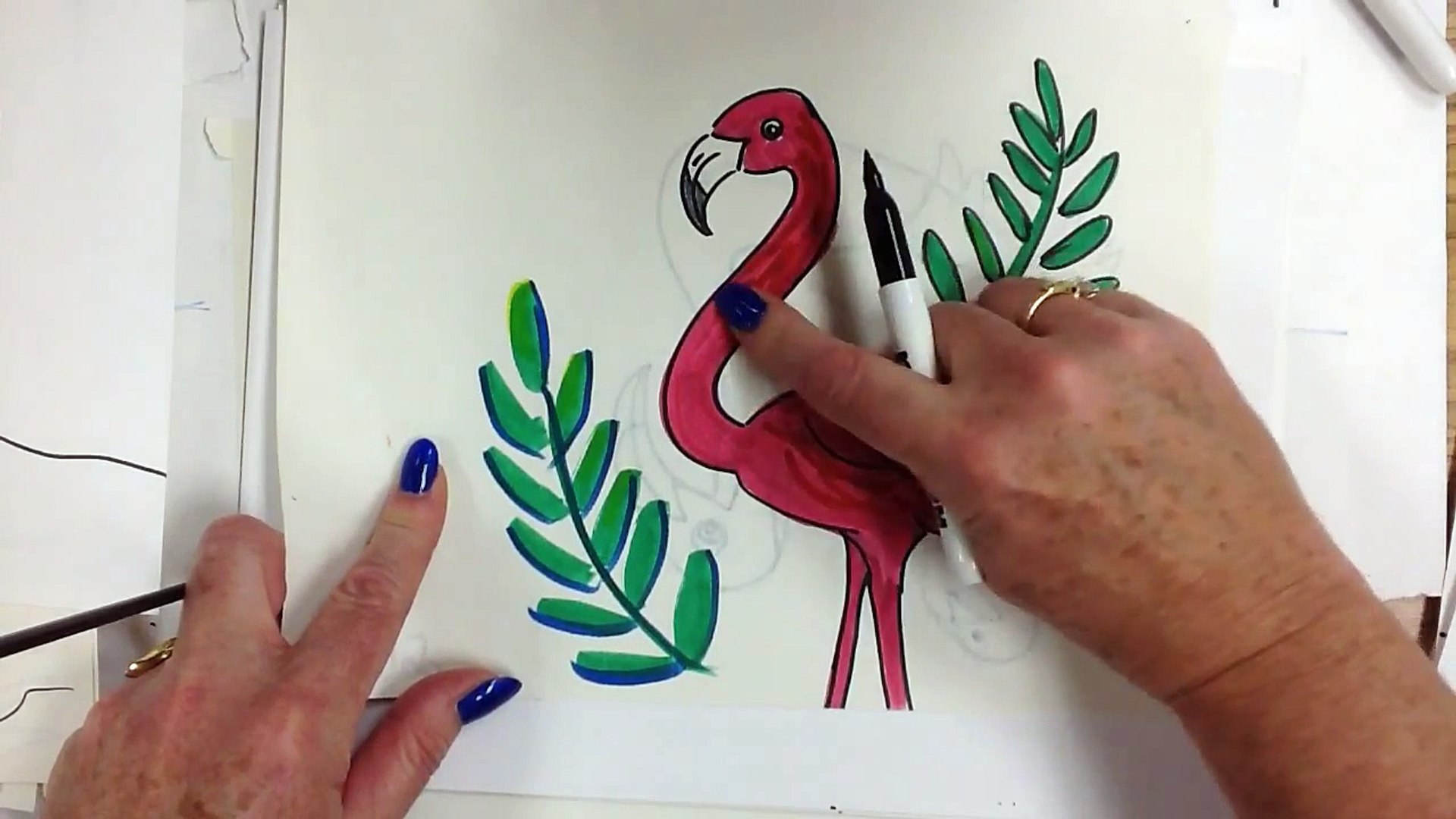 Kids Can Draw: Flamingo