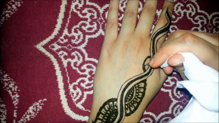 Arabic Henna Strip - Simple Pretty Henna Design