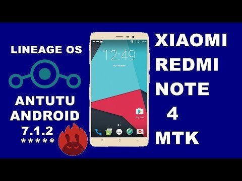 ANTUTU BENCHMARK LINEAGE OS 14.1 (ANDROID 7.1.2) XIAOMI REDMI NOTE 4 MTK