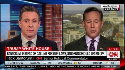 Rick Santorum admits he was wrong about CPR — but quickly melts down under pressure from Cuomo