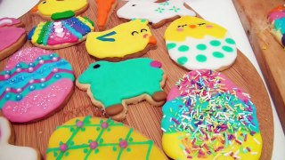 イースター お菓子作り♡はじめてのアイシング デコレーションに挑戦！イースターエッグ クッキー DIY Easter Treats Icing Cookies MayuChannel