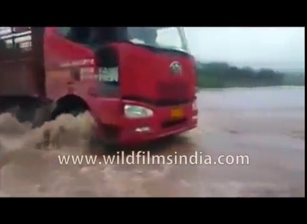 Bus disappears in Gujarat