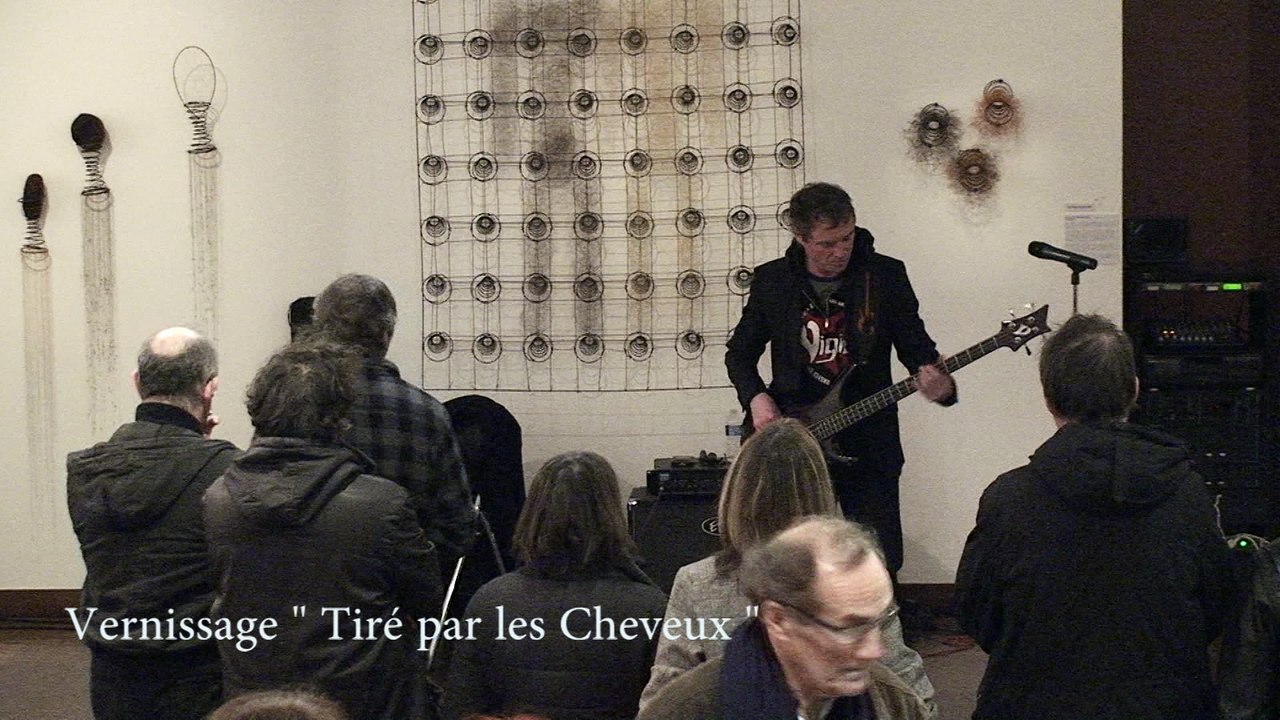 Pascal Mulot, bassiste - Vernissage exposition Tiré par les cheveux