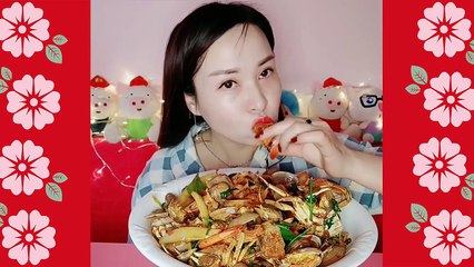 Meogbang COMPILATION-CHINESE FOOD-MUKBANG-Greasy Chinese Food-Beauty eat strange food-NO.98