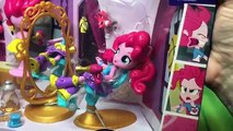 New My Little Pony Equestria Girls Minis Pinkie Pie Switch A Do Salon Playset Zapcode QuakeToys!