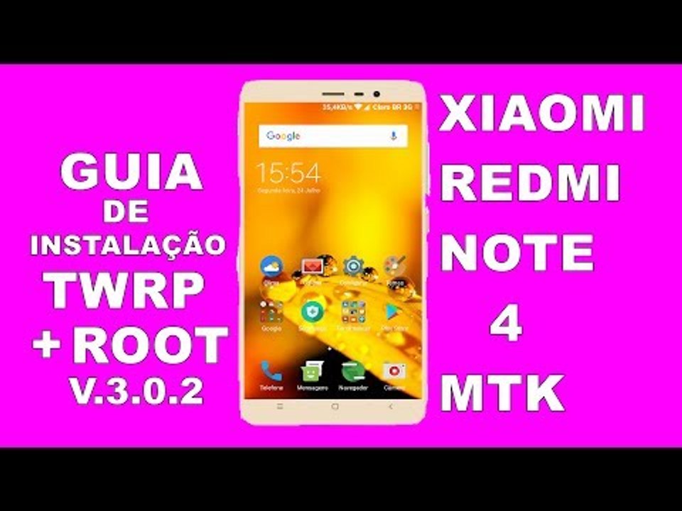 GUIA DE INSTALAÇÃO DO TWRP RECOVERY + ROOT XIAOMI REDMI NOTE 4 MEDIATEK MT6797 HELIO X20
