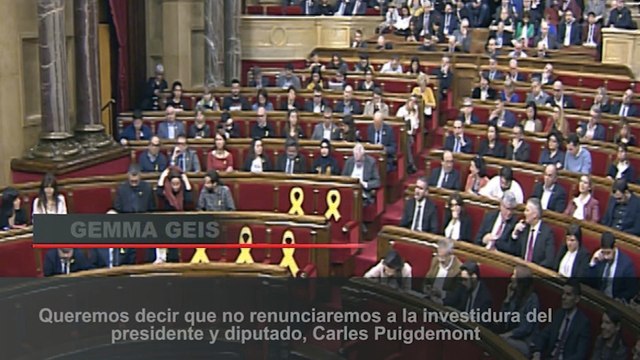 Parlament reivindica poder investir a Puigdemont