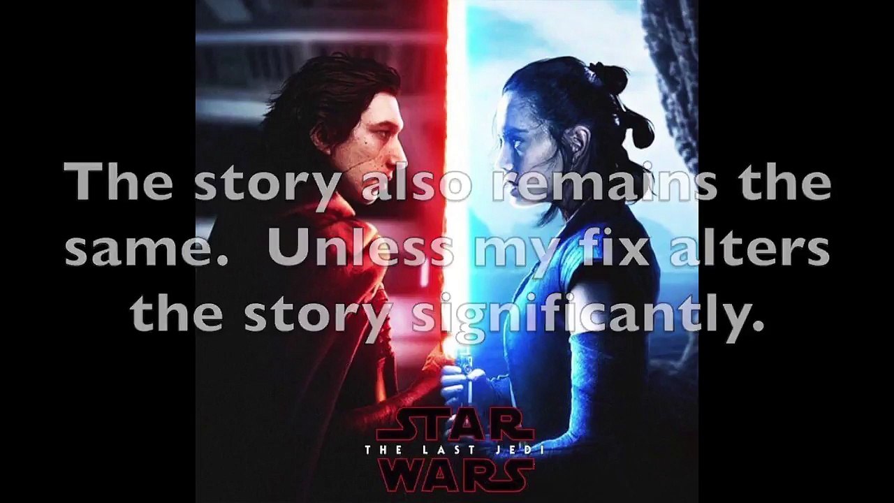 Simple Fix Star Wars The Last Jedi