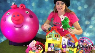 GIANT Play-Doh PEPPA PIG Surprise Egg Head and a SPONGEBOB Chocolate Egg