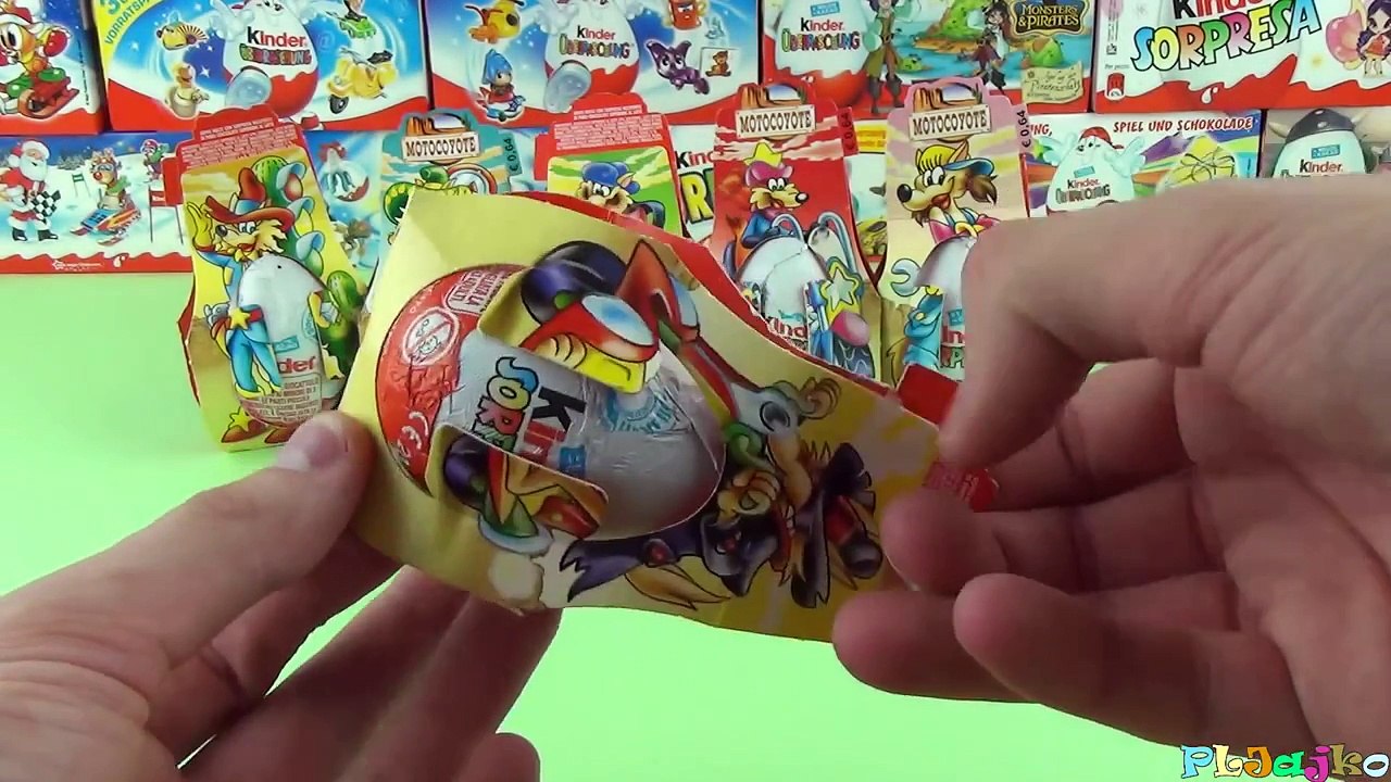 Jajko z niespodzianką 7 Motocoyote najliepsze zabawki kolekcja 2004