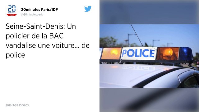 Seine-Saint-Denis. Un policier de la BAC vandalise un véhicule… de police.