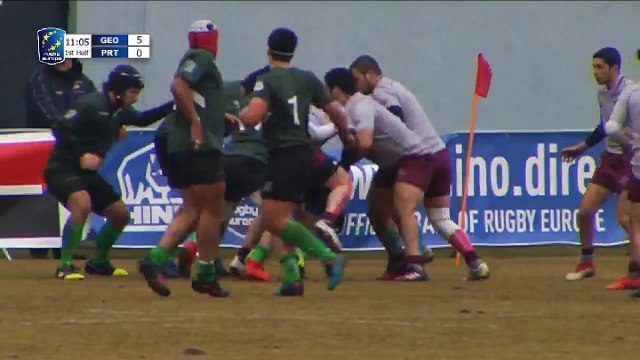 REPLAY GEORGIA / PORTUGAL - RUGBY EUROPE U18 EUROPEAN CHAMPIONSHIPS 2018