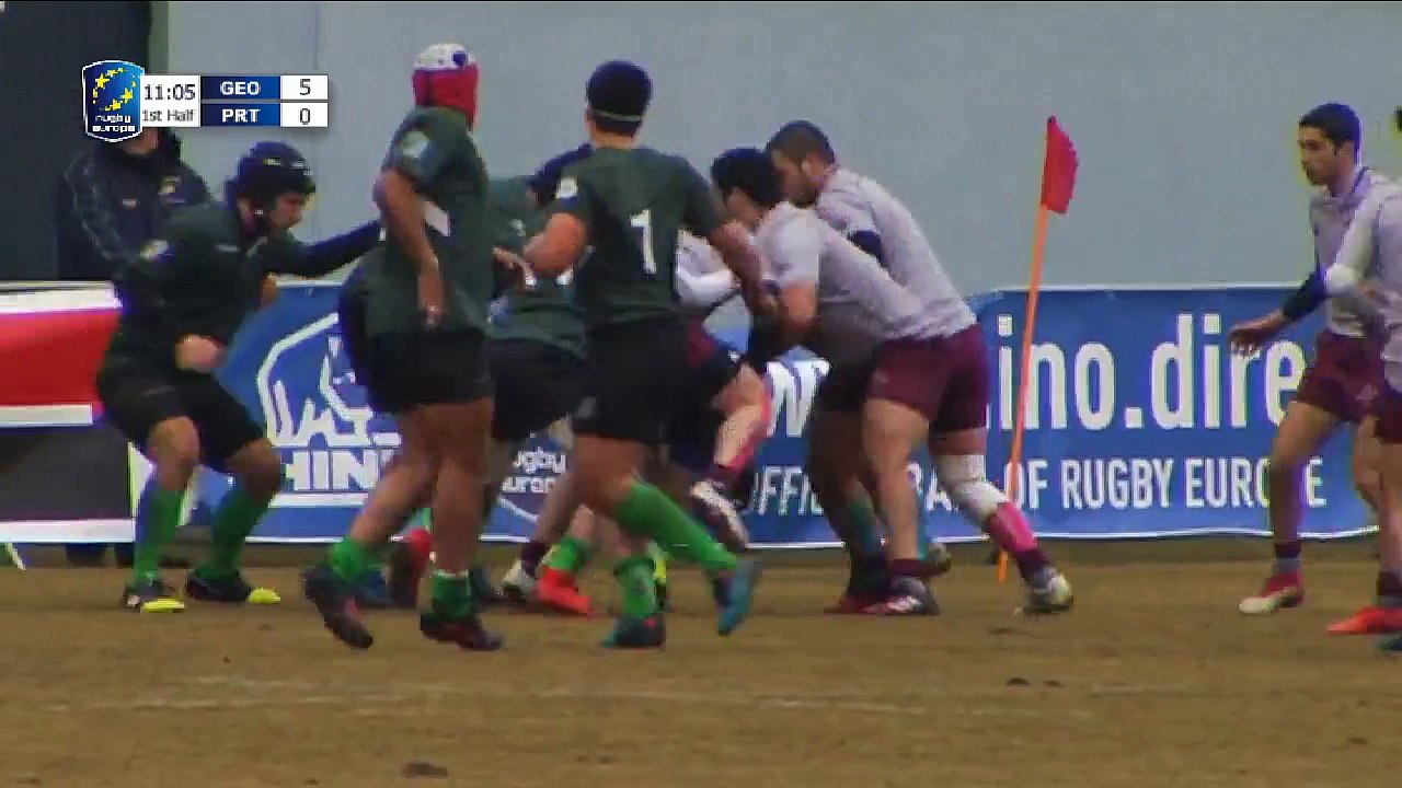 REPLAY GEORGIA / PORTUGAL - RUGBY EUROPE U18 EUROPEAN CHAMPIONSHIPS 2018