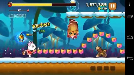 Line【Party Run】新角色-日本兔兔