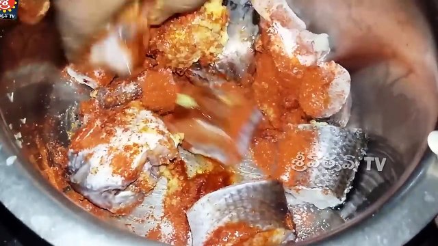 Traditional style fish curry cooking in my village