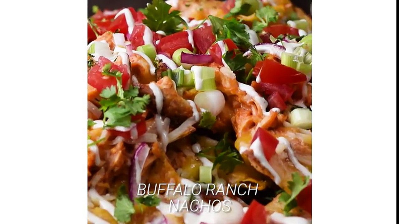 Nachos Recipe - 3 Ways - Easy DIY Party Food Ideas - Tasty Fun Food Ideas