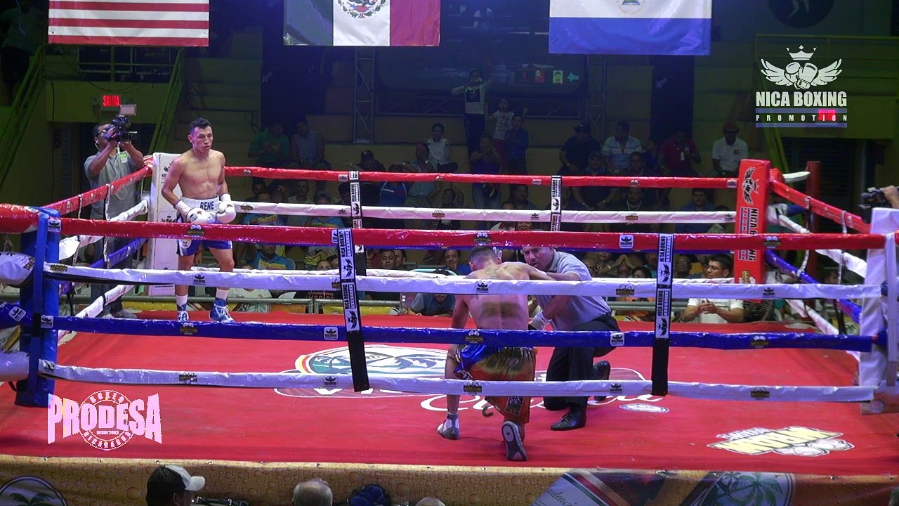 Rene Alvarado (Nic) VS Luis Gonzalez (Mex) - Nica Boxing Promotions
