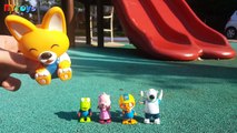 뽀로로와 친구들 달리기 대회 뽀로로 장난감 대결 놀이 뉴욕이랑놀자 NY Toys