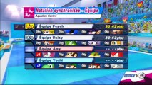 Mario et Sonic aux Jeux Olympiques de Londres new - Natation Synchronisée : Equipe (VS)