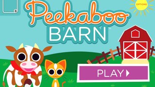 Peekaboo Barn Game Animals name with pictures - kids pre learning