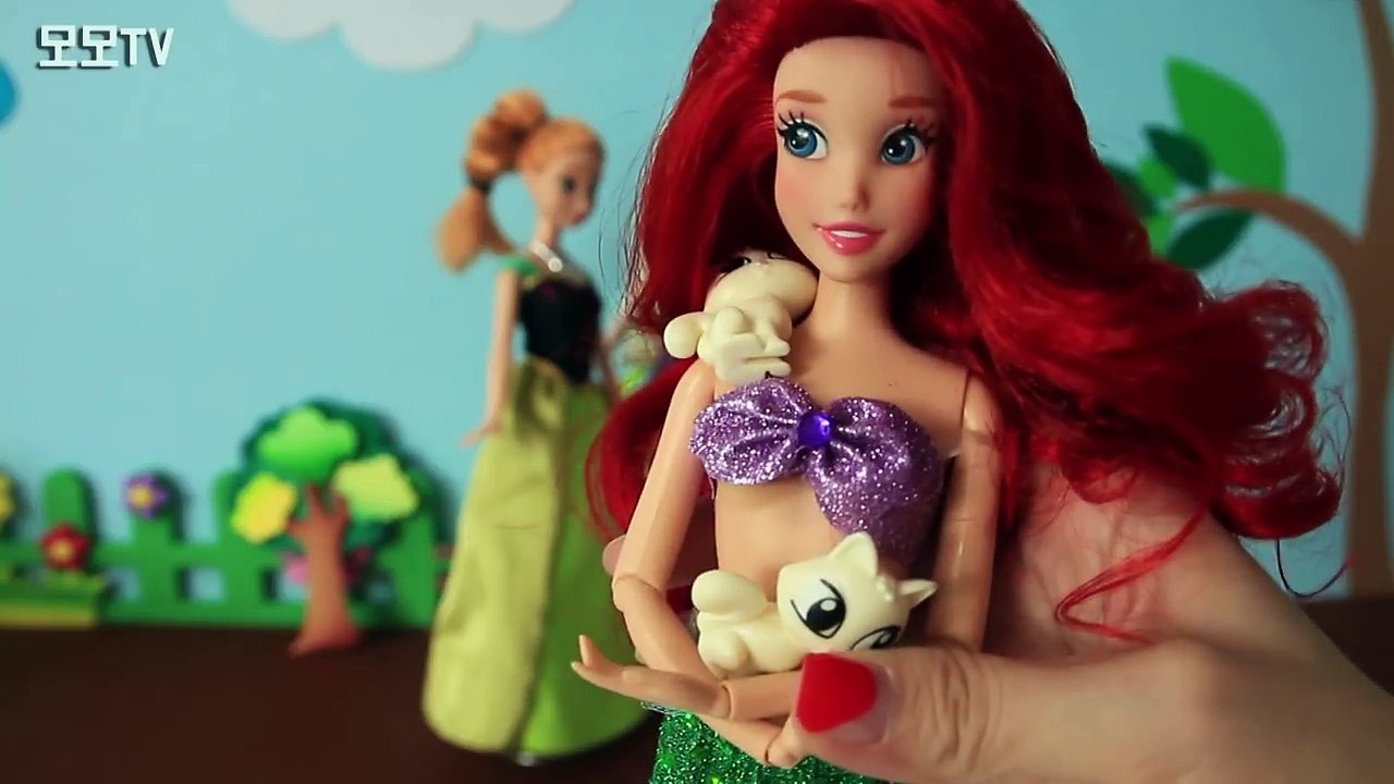 인어공주 에리얼이 임신을!?!?! 모모 TV 모모토이즈