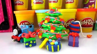 Play doh CHRISTMAS TREE AND PRESENTS for christmas with play dough