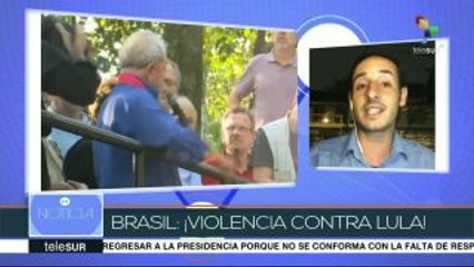 Brasil: denuncian ataque con arma de fuego a caravana de Lula