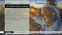 Brasil: Lula condena ataques a su caravana
