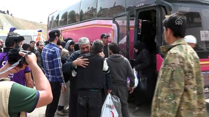 Doğu Guta'dan zorunlu tahliyeler - HAMA