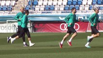Lucas Vázquez y Nacho se reincorporan a los entrenamientos tras estar con la Selección