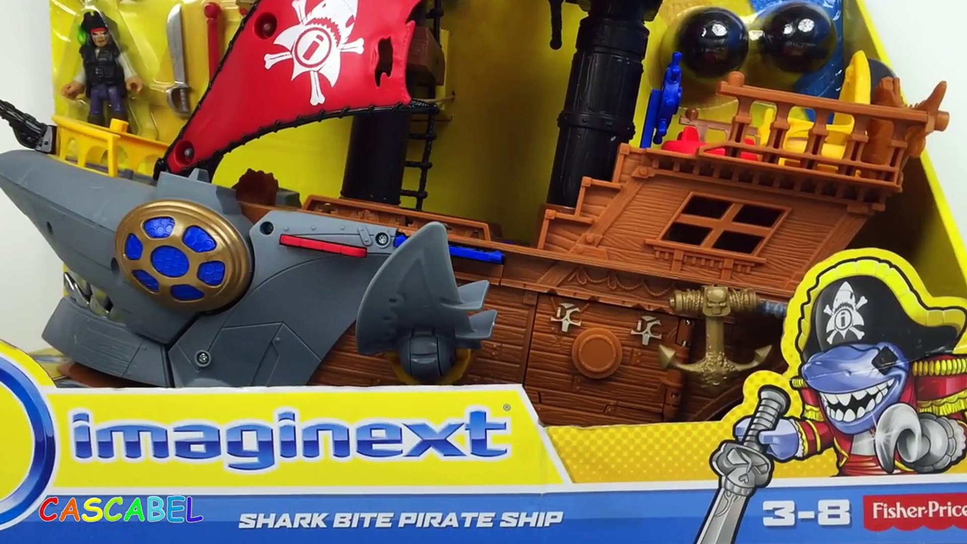 IMAGINEXT MORDEDURA DEL TIBURON BARCO PIRATA TESORO SHARKBITE SHIP BLACK BEAREDS TREASURE - video dailymotion