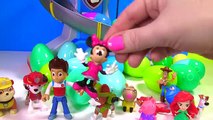 30 Surprise Eggs - Paw Patrol Ryder Tracker Go on Egg Hunt for Toys & to Find Pups!