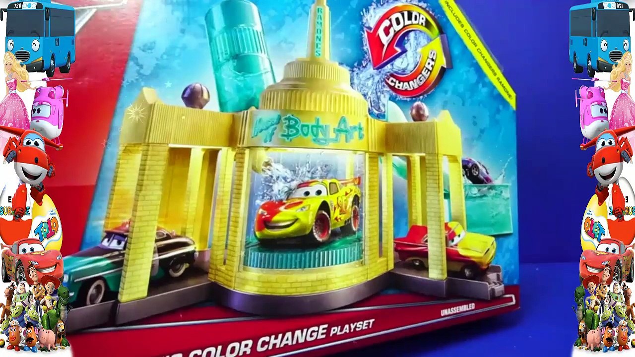 Ramone's Color Change play set and Disney toy