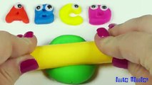 abcdefghijklmnopqrstuvwxyz song learn alphabet modeling clay play doh faces