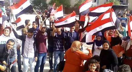 مسيرات بالسيرات في مدينة العريش قبل غلق اللجان الانتخابية بساعات
