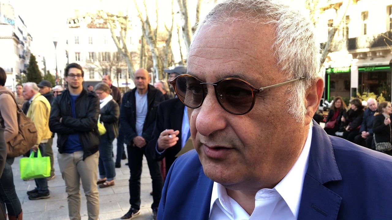 Rassemblement pour Mireille Knoll : "Nous sommes là pour nous recueillir" (président du consistoire israélite de Marseille)