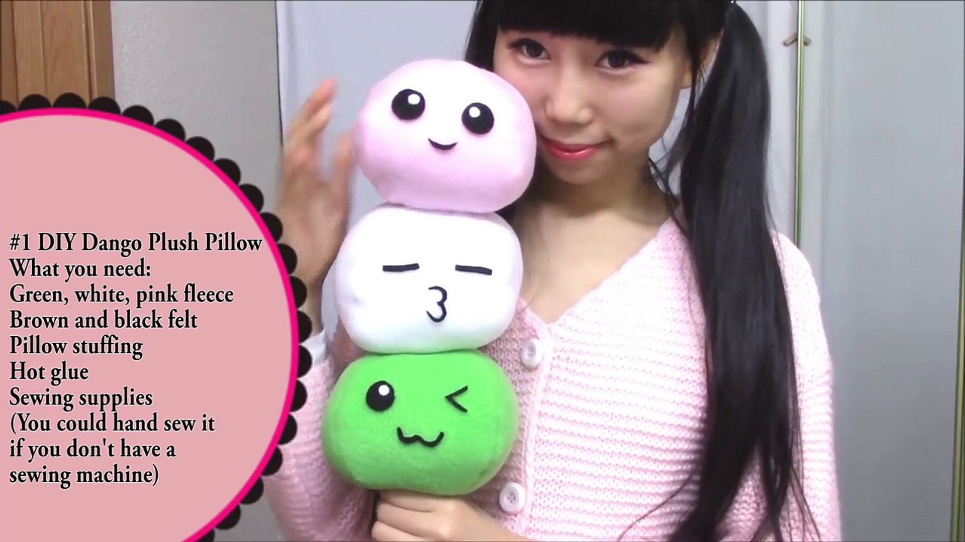 ⁣3 Room Decor DIYs: DIY Dango Plush Pillow + DIY Octopus Plush + DIY Banana Plush