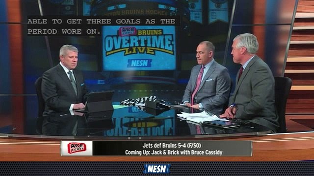 Bruins Overtime Live: Bruins vs. Jets