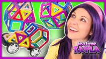 Learn Shapes and Colors for Kids with Building Block Toys for Children on Tea Time with Tayla