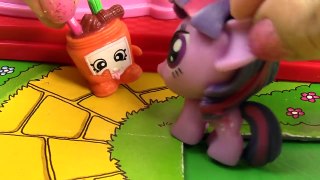 MLP Double Twilight Sparkle My Little Pony Shopkins Peanut Butter Playing House Snack Food Fun