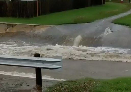 Drainage Ditches Nearly Overflow After Heavy Rains Slam San Antonio