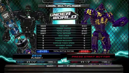 Real steel world robot boxing-destruction(Ambush vs Zeus)ЖИВАЯ СТАЛЬ XBOX360/PS3