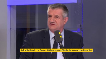 #MarcheBlanche : "J'ai trouvé l'attitude [du FN et des Insoumis] aussi digne que celle des autres partis. (...) Tout le monde avait sa place, ce sont des partis qui existent", explique Jean Lassalle #TEP