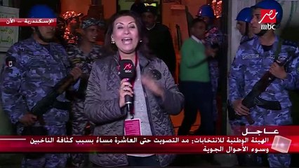 إقبال كثيف على لجان الأسكندرية رغم الحالة الجوية السيئة