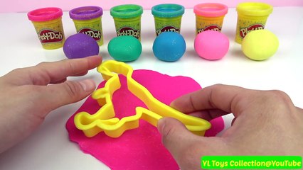 Fun and Creative Play Doh Sparkle with Dinosaur Molds
