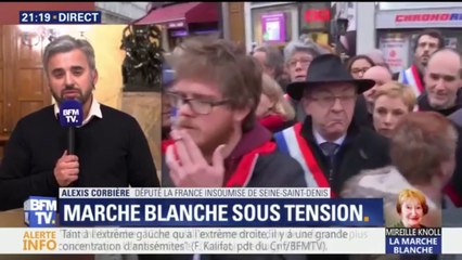 Mélenchon hué à la marche blanche: "C’est intolérable", estime le député Alexis Corbières (FI)