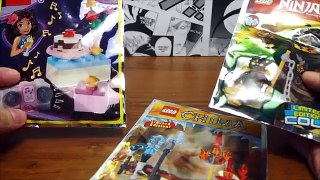Открываем. пакетики #7 Промо-пакетики из журналов LEGO Chima|NinjaGo|Friends