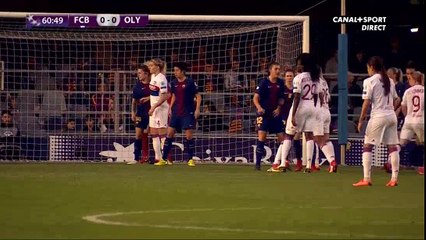 Eugenie Le Sommer  Goal - Barcelona W 0-1 Lyon W [1-3 on agg.] -  28/03/18