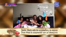 Danilo Vitanis está de cumpleaños y su esposa Dora West lo sorprendió con un desayuno