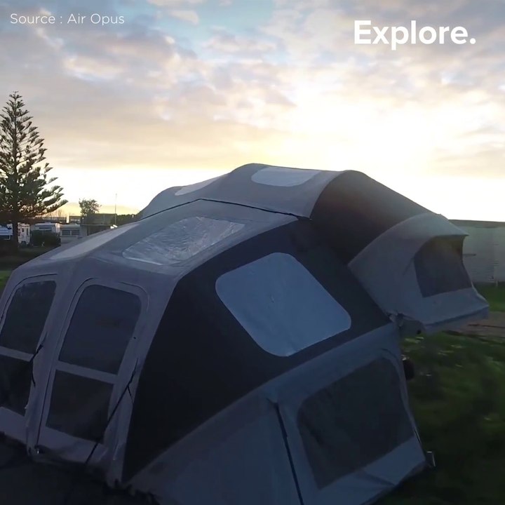 Cette caravane gonflable est incroyable : AirOpus